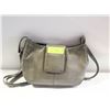 Image 1 : DEREK ALEXANDER GREY LEATHER PURSE