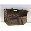 Image 1 : SIMON CHANG CANVAS/VINYL TOTE- 15" X 18"