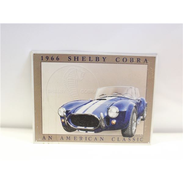 12" X 16" METAL SIGN (COBRA)