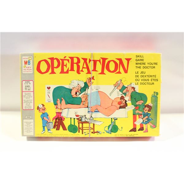 1965 EDITION OF OPERATION THE BOARD GAME COMPLETE