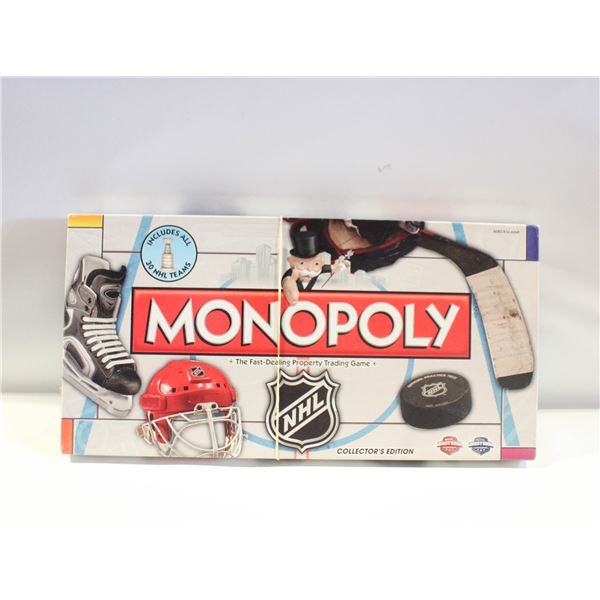 MONOPOLY NHL EDITION BOARD GAME COMPLETE