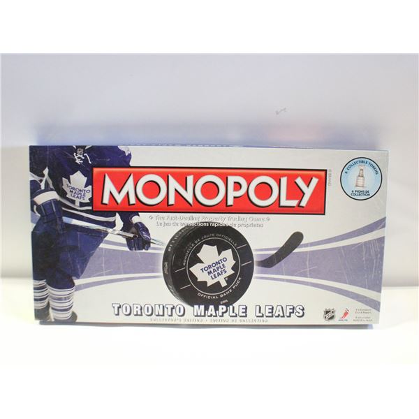 MONOPOLY TORONTO MAPLE LEAFS EDITION BOARD GAME