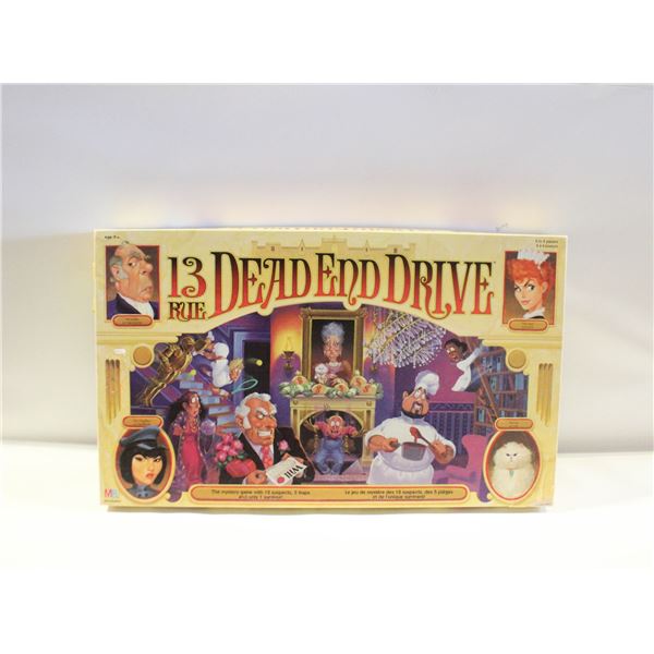 1993 "DEAD END DRIVE" MURDER THEME BOARD GAME