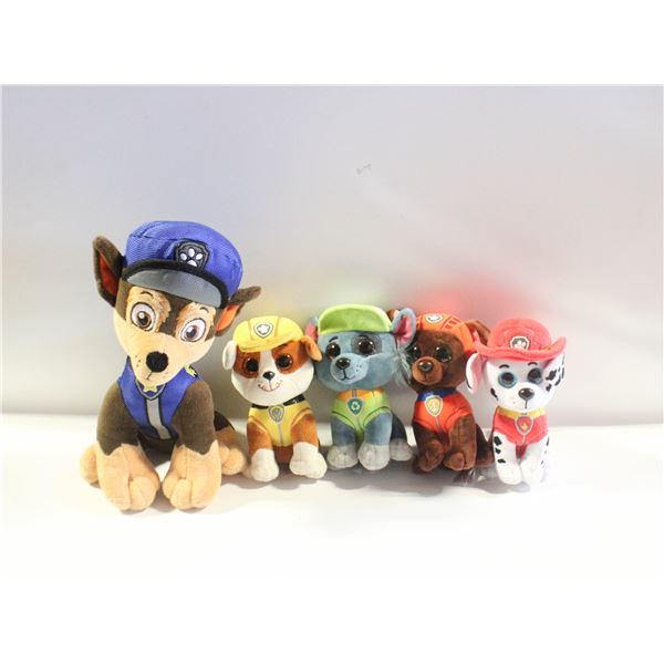 TY PAW PATROL STUFFIES, TOYS