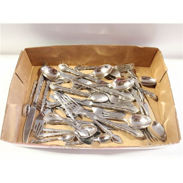30+ SILVERWARE MATCHING LOT