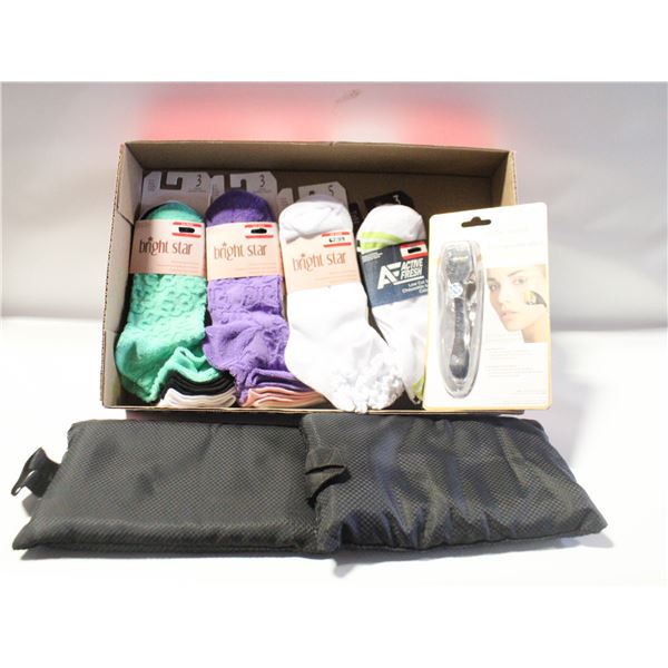 FLAT OF NEW LADIES SOCKS ASSORTED +