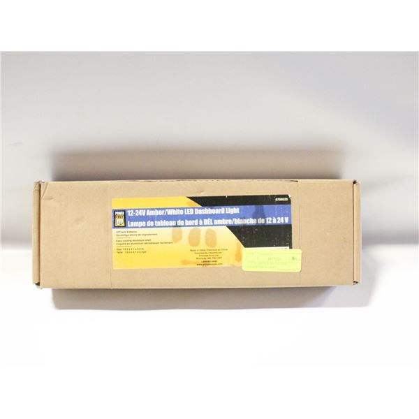 12-24V AMBER/WHITE LED DASHBOARD LIGHT