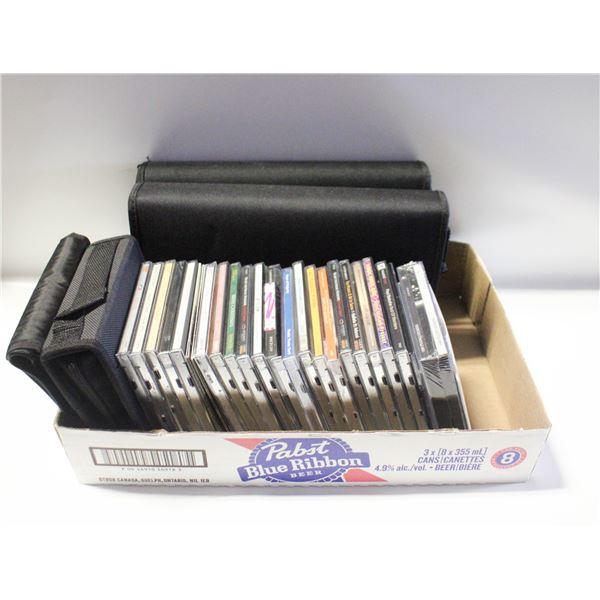 CD'S IN BINDERS ASSORTED