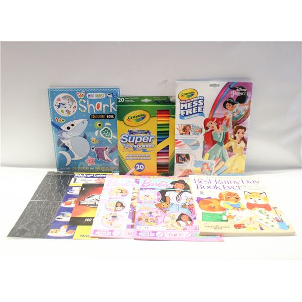 CRAFT SUPPLIES- BOX LOT ASSORTED