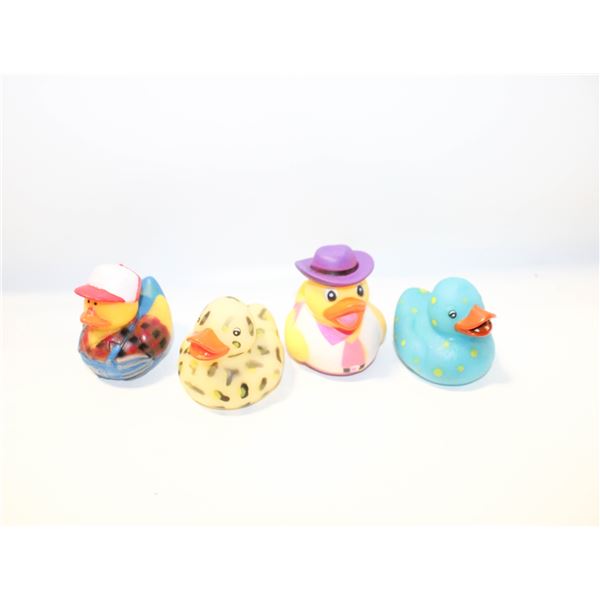 4 ASSORTED DUCKLING FIGURES