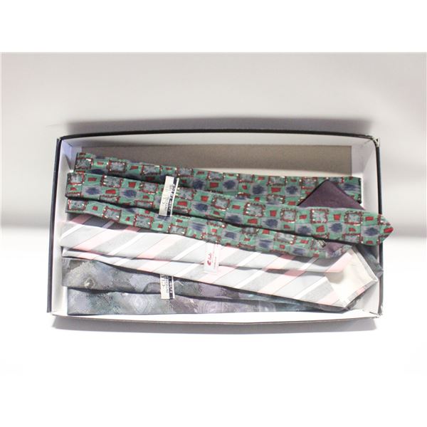 3 CLUB INTERNATIONAL DESIGNER NECK TIES