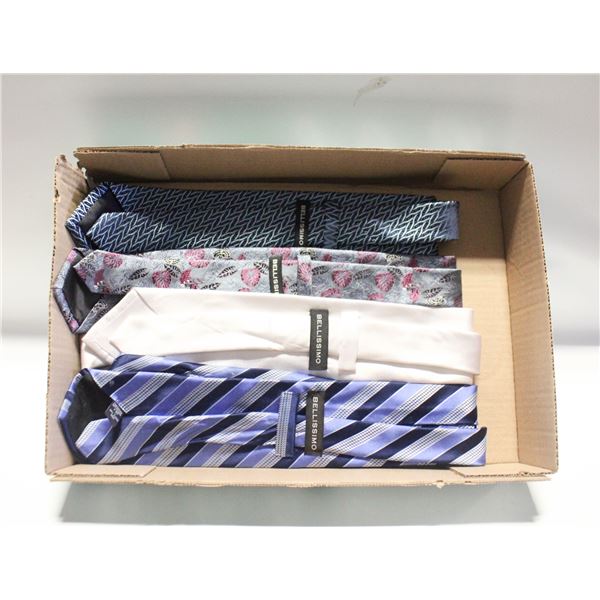 4 BELLISSIMO DESIGNER NECK TIES