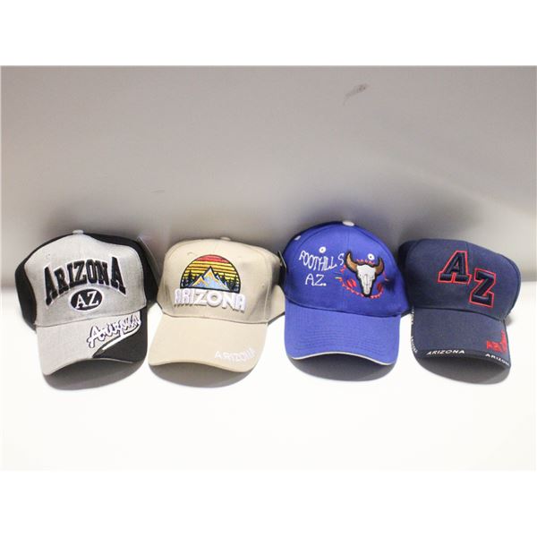 4 ARIZONA BASEBALL CAPS