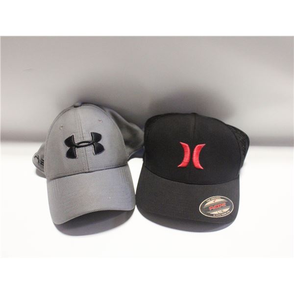 UNDER ARMOUR AND HURLEY MENS HATS