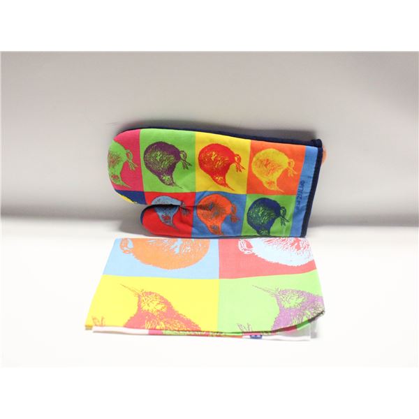 NEW ZEALAND LINEN KITCHEN KIWI BIRD
