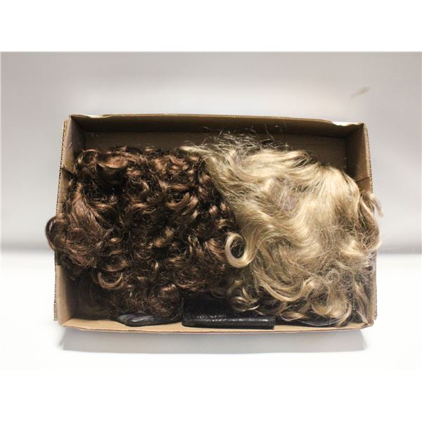 VINTAGE HAIR WIGS- LOT OF 2