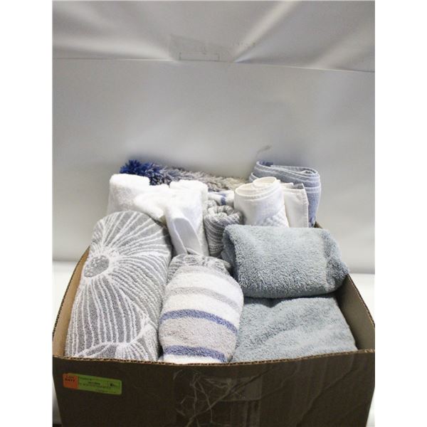 TOWELS- BOX LOT ASSORTED