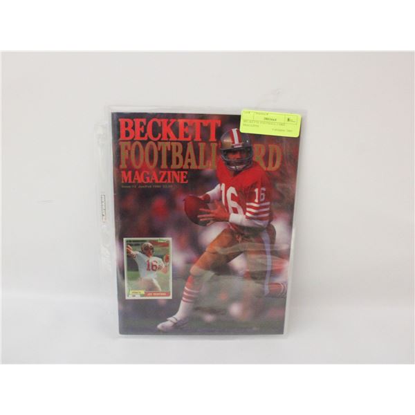 BECKETTE FOOTBALL CARD MAGAZINE