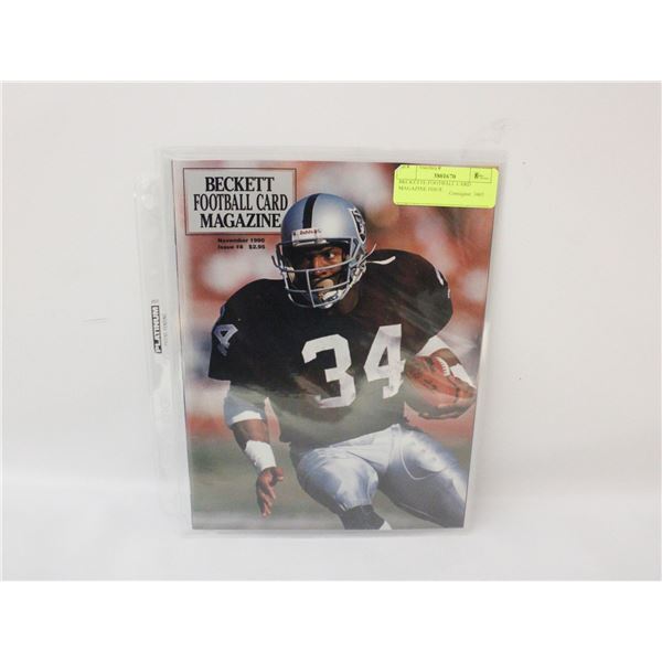 BECKETTE FOOTBALL CARD MAGAZINE ISSUE