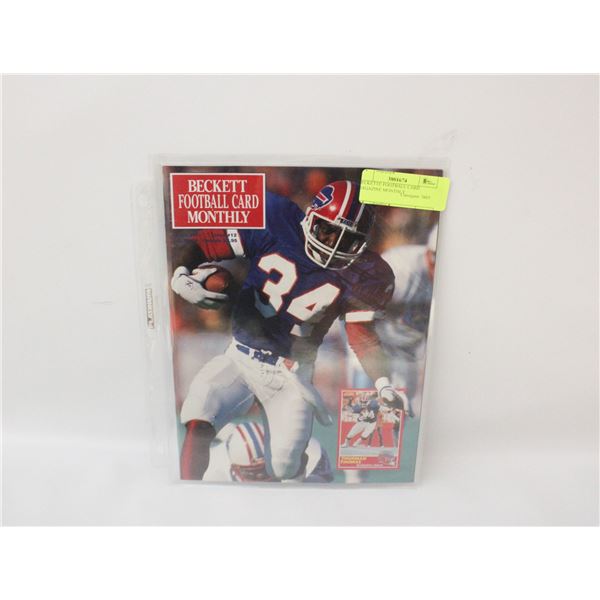 BECKETTE FOOTBALL CARD MAGAZINE MONTHLY