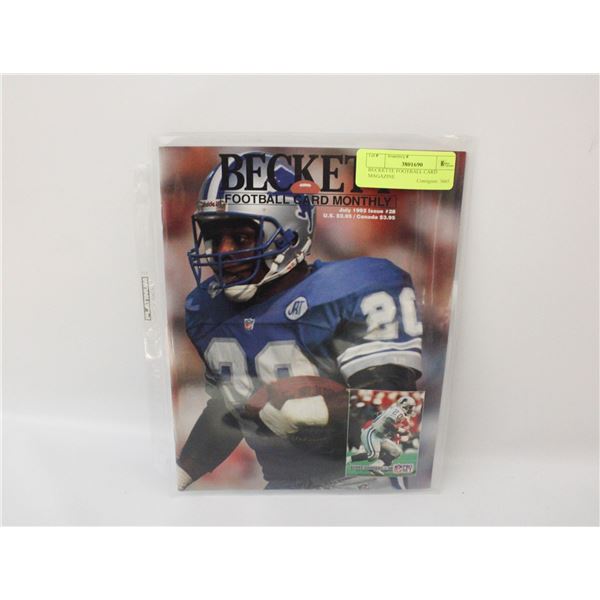 BECKETTE FOOTBALL CARD MAGAZINE