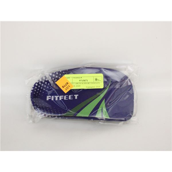 FIT FEET ARCH SUPPORT INSOLES FOR MEN AND