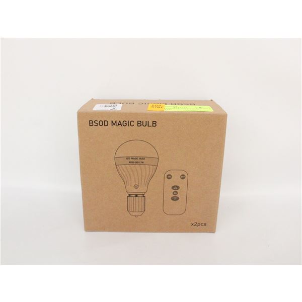 BSOD RECHARGEABLE LIGHT BULBS, LED