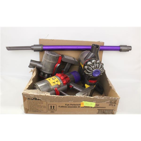 LOT OF WORKING DYSON VACS