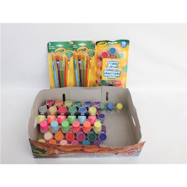 CRAFT PAINTING SUPPLIES ASSORTED