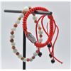 Image 1 : #145-NATURAL JADE JADEITE DONUT & BEAD BRACELET