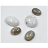 Image 2 : #329-NATURAL LABRADORITE & MOONSTONES  88.15CT