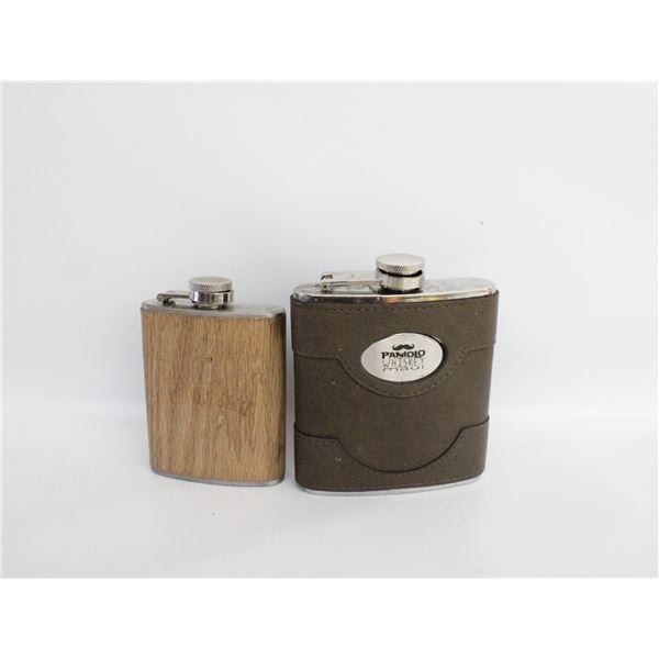 PAIR OF FLASKS