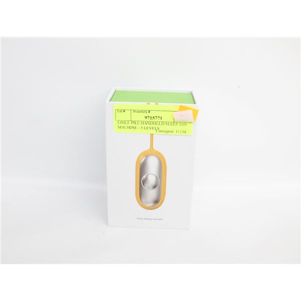 CHILL PILL HANDHELD SLEEP AID MACHINE - 5 LEVELS