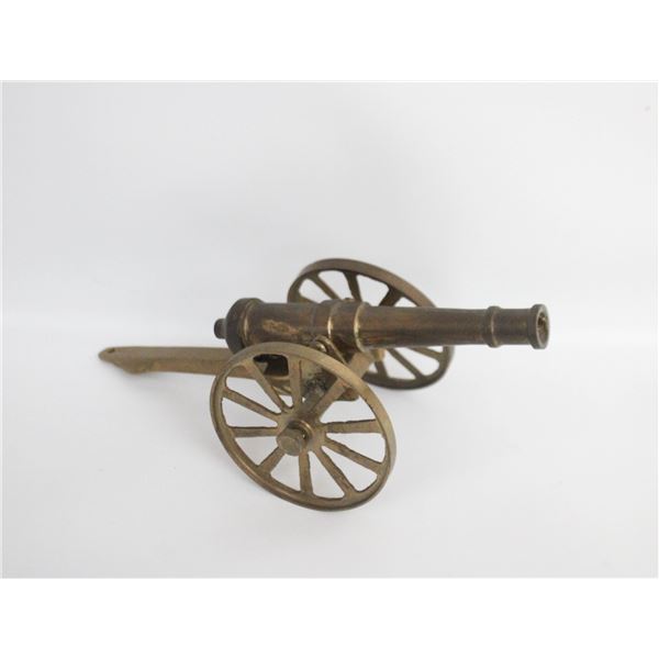 VINTAGE BRASS 9" CANNON