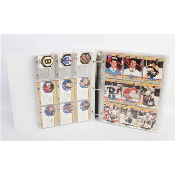 1992-93 PRO-SET HOCKEY CARDS IN BINDER