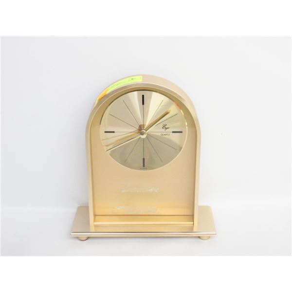 VINTAGE BRASS ERGO QUARTZ CLOCK