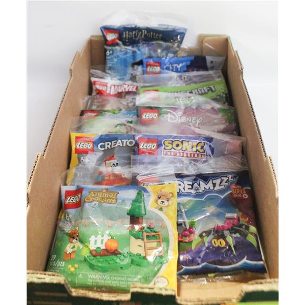 10 NEW LEGO POLYBAGS (SANTA, DRACO, ASHA, AURORA,