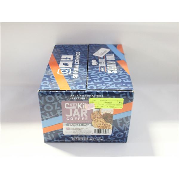 TWO RIVERS  COOKIE JAR KEURIG VARIETY FLAVOR STYLE