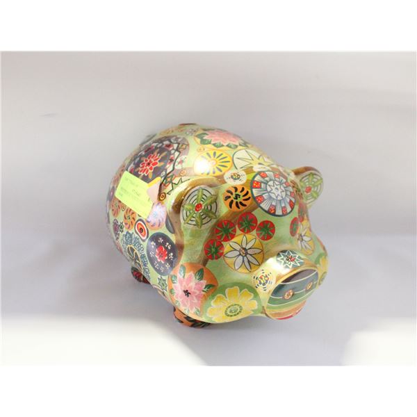 PSYCHEDELIC PAINTED PIGGY BANK