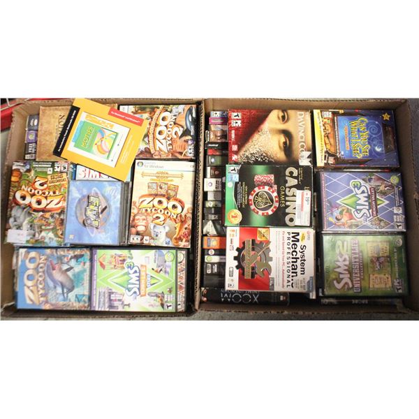 LG USED COMPUTER GAME & SOFTWARE LOT