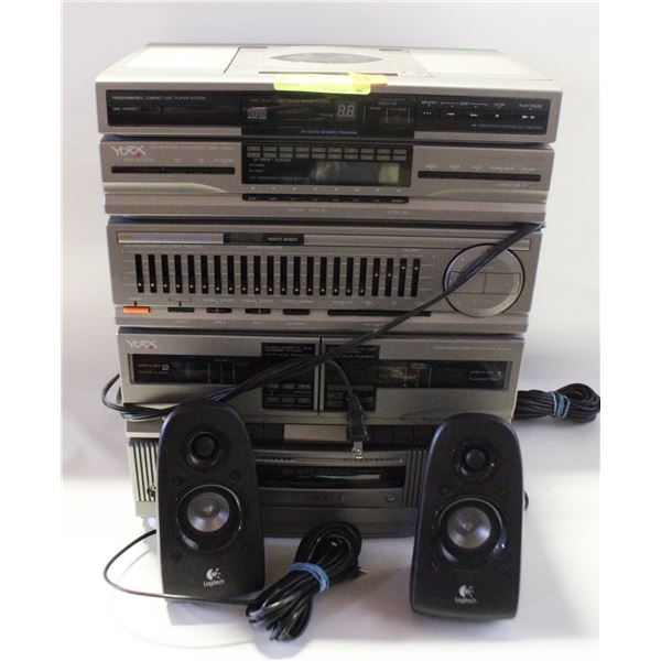 VINTAGE WORKING STEREO SYSTEM