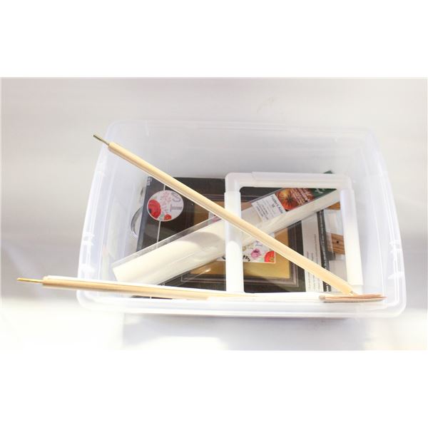AIDA FABRIC & EMBROIDERY SUPPLIES/FRAMES ASST.