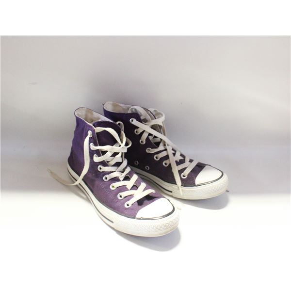 CONVERSE HIGHTOP PURPLE RUNNERS, UNISEX,