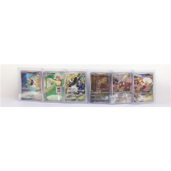 CHINESE POKEMON CARD COLLECTION IN CLEAR SLEEVES