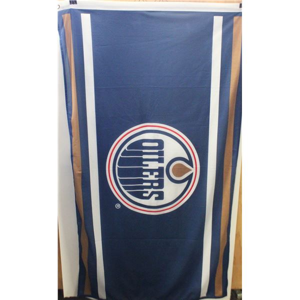 OILERS FLAG- LARGE SIZE 60" X 36"