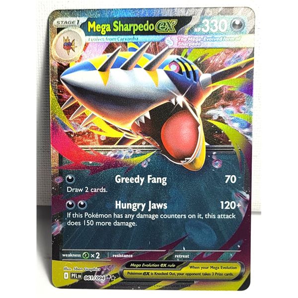 9)  MEGA SHARPEDO EX 61/94 POKEMON