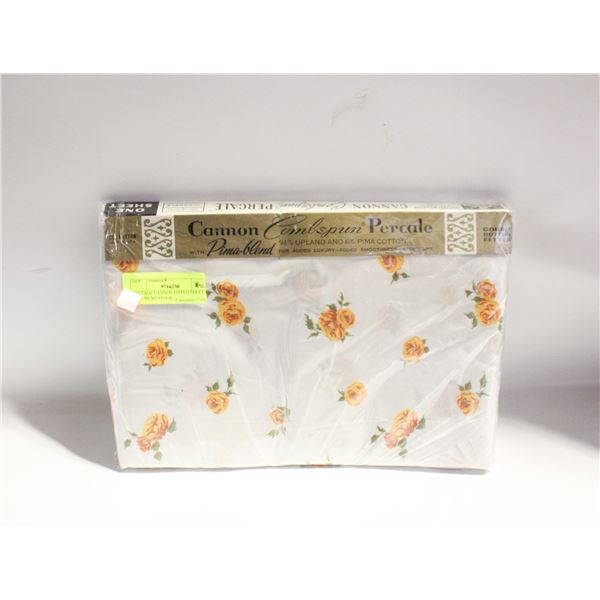 VINTAGE CANNON FITTED SHEET- NEW DEAD STOCK