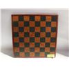 Image 1 : VINTAGE HANDCRAFTED CHESS BOARD- 15" X 15"