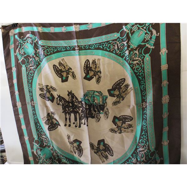 HERMES PARIS SCARF NO COA SILK FEEL-ESTATE