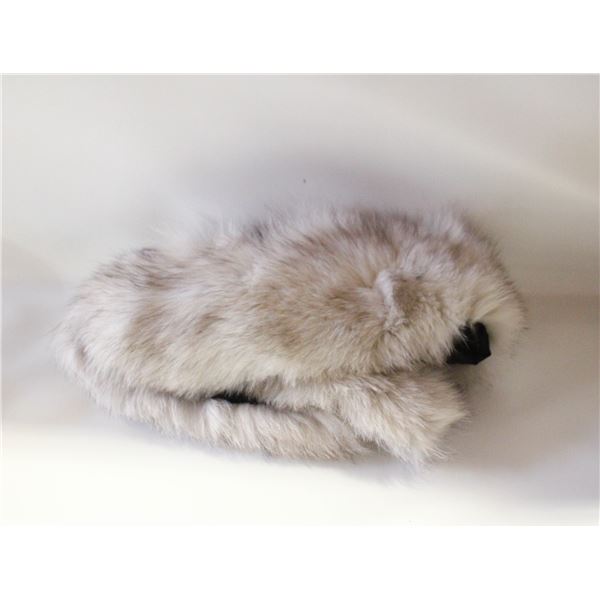 WOLF REAL FUR SCARF-ESTATE